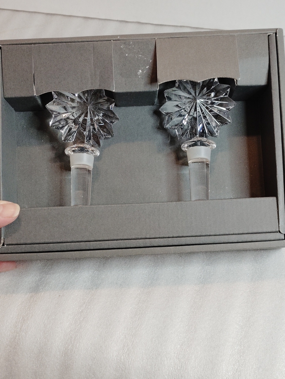 Waterford Crystal Bottle Stoppers Set 2
